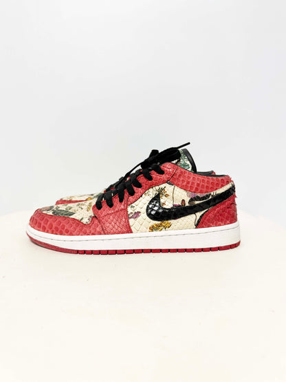 AJ1 Low - Flower Python