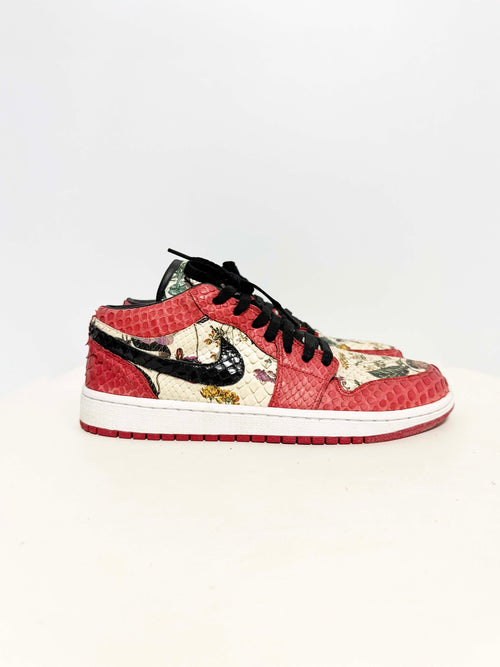 AJ1 Low - Flower Python