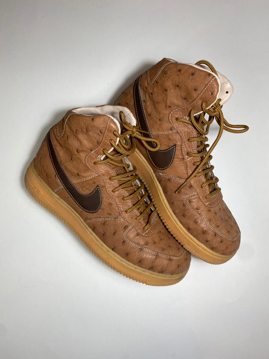 LAC AF1 - High Brown Ostrich